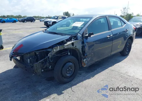 2015 Toyota Corolla Le из США, поврежденный, VIN 5YFBURHE0FP283354